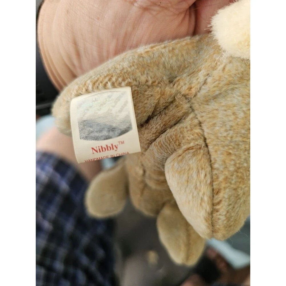 Nibbly The Rabbit Ty Beanie Baby RARE 4 Errors Tags May 7 1998